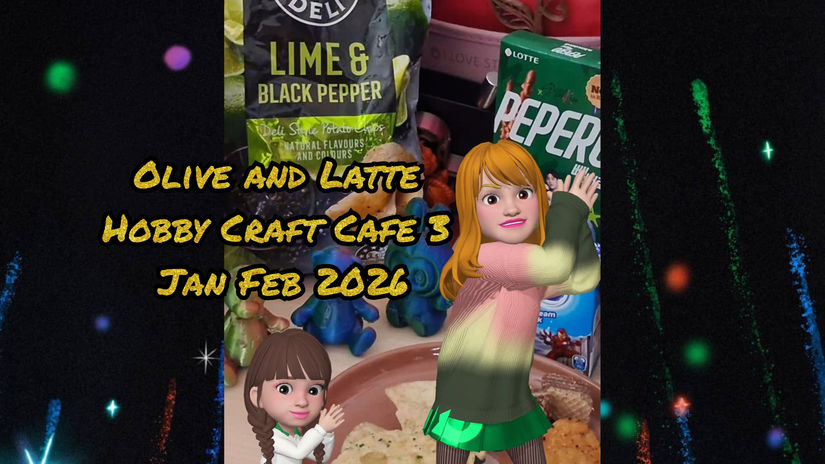 Olive and Latte Hobby Craft Cafe Greeting Jan Feb 2026